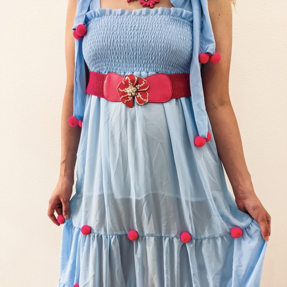 NWT Pom Pom Beach Maxi Summer Dress - Picture 9 of 12